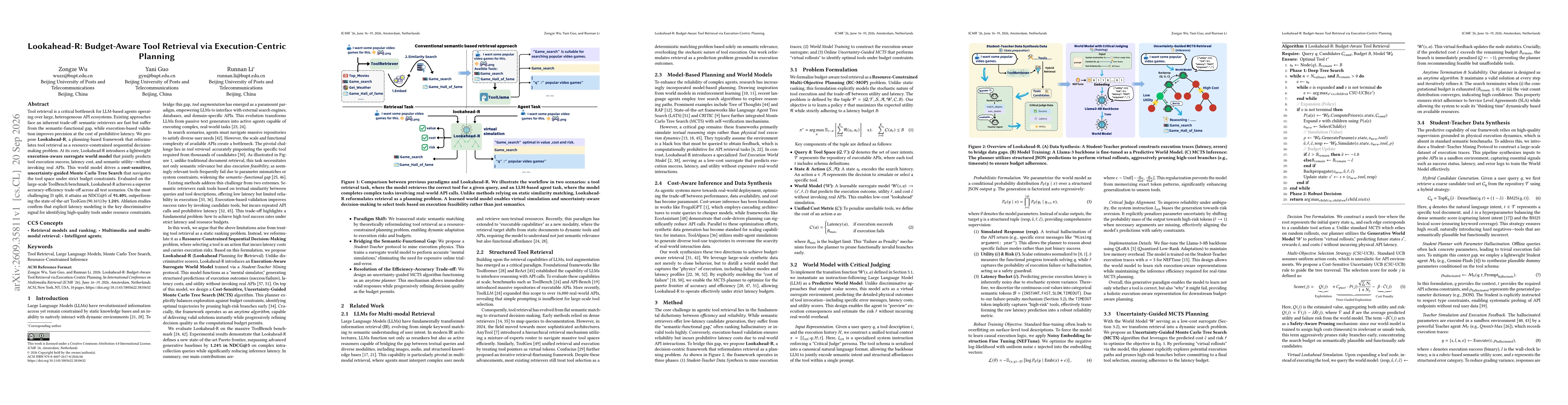 Thumbnail for Lookahead-R: Budget-Aware Tool Retrieval via Execution-Centric Planning
