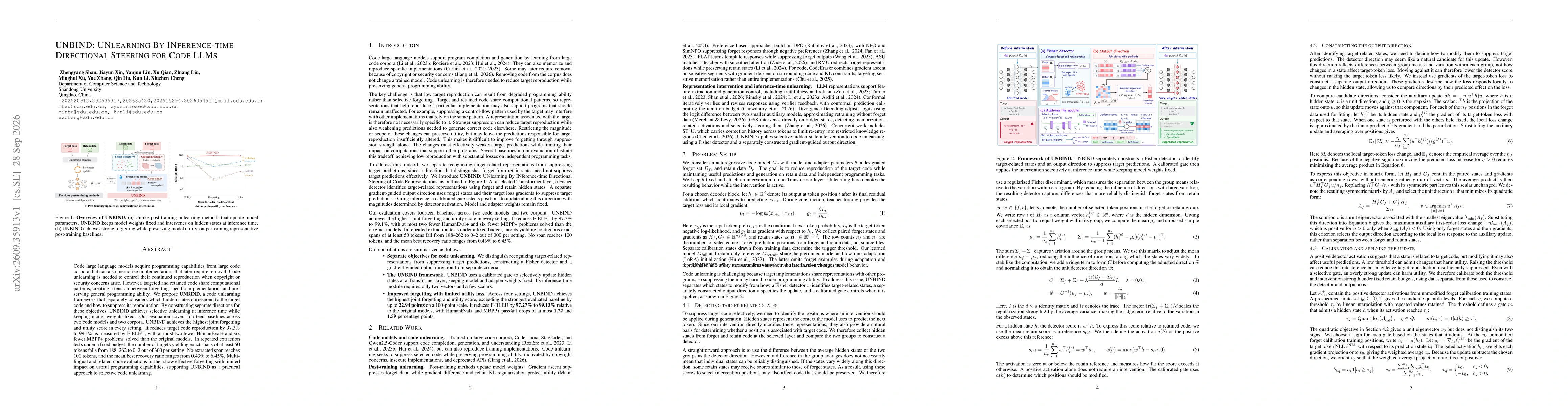 Thumbnail for UNBIND: UNlearning By INference-time Directional Steering for Code LLMs