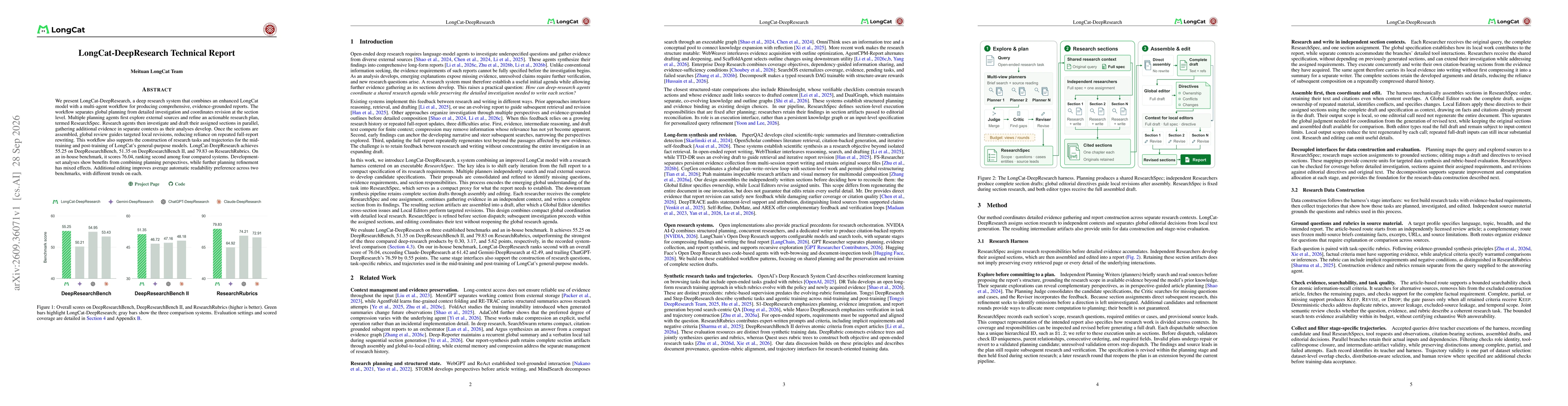 Thumbnail for LongCat-DeepResearch Technical Report