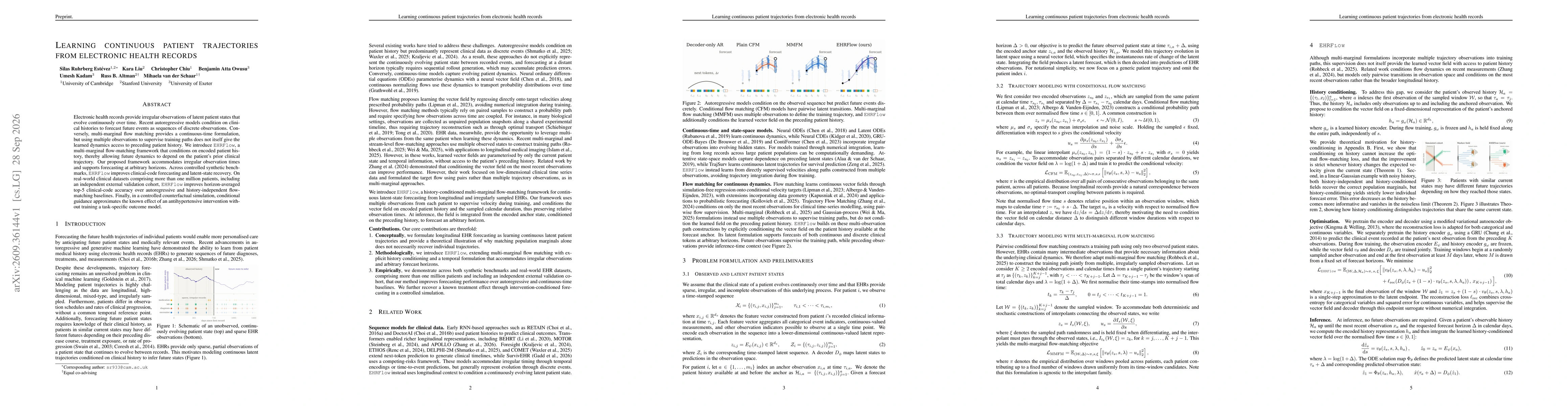 Thumbnail for Learning Continuous Patient Trajectories from Electronic Health Records