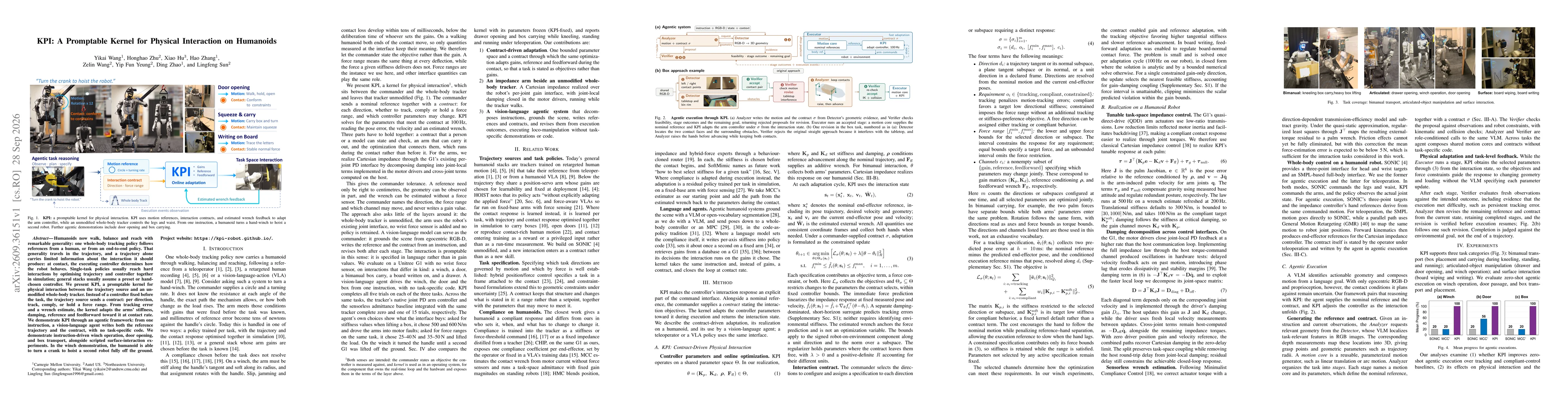 Thumbnail for KPI: A Promptable Kernel for Physical Interaction on Humanoids