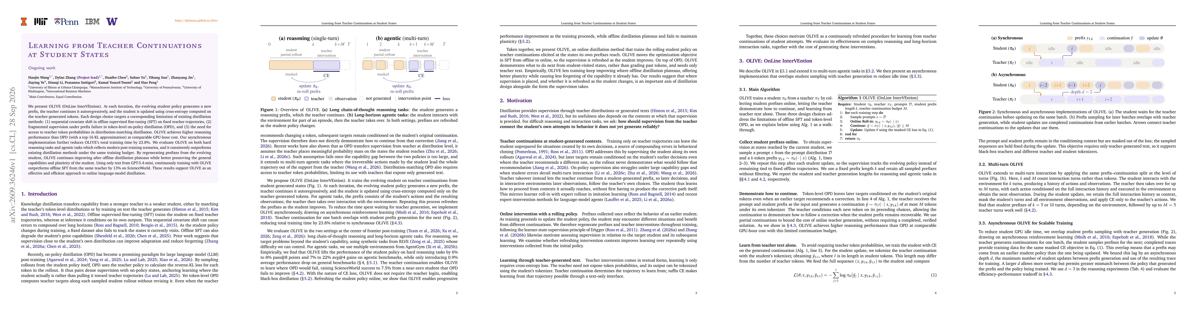 Thumbnail for Learning from Teacher Continuations at Student States