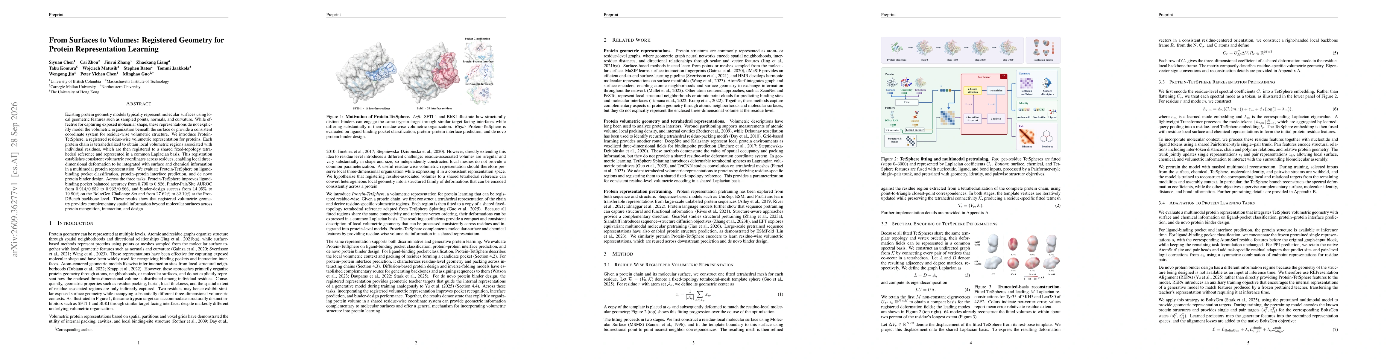 Thumbnail for From Surfaces to Volumes: Registered Geometry for Protein Representation Learning