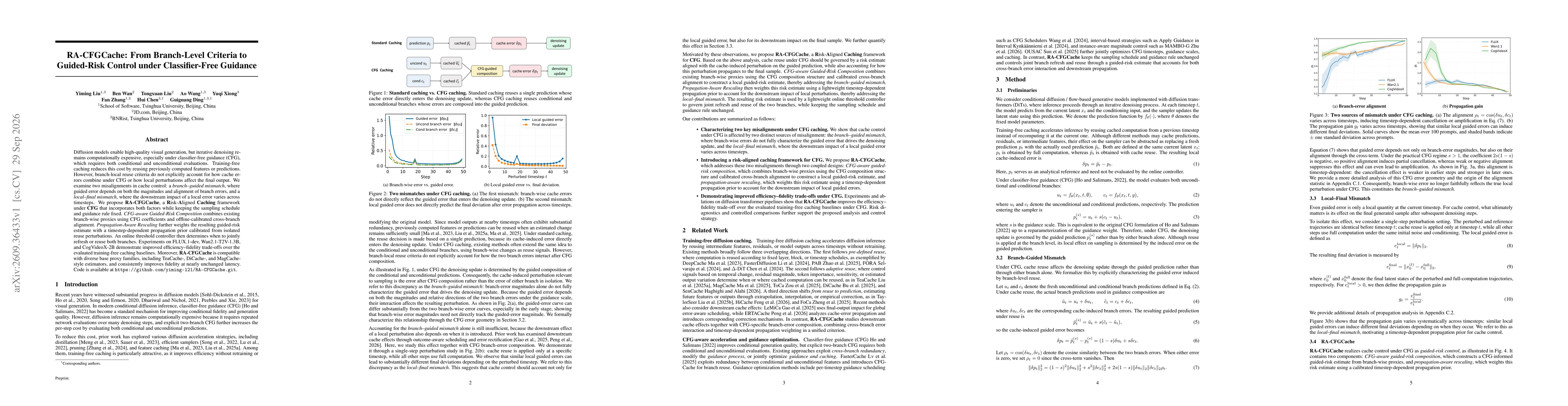 Thumbnail for RA-CFGCache: From Branch-Level Criteria to Guided-Risk Control under Classifier-Free Guidance