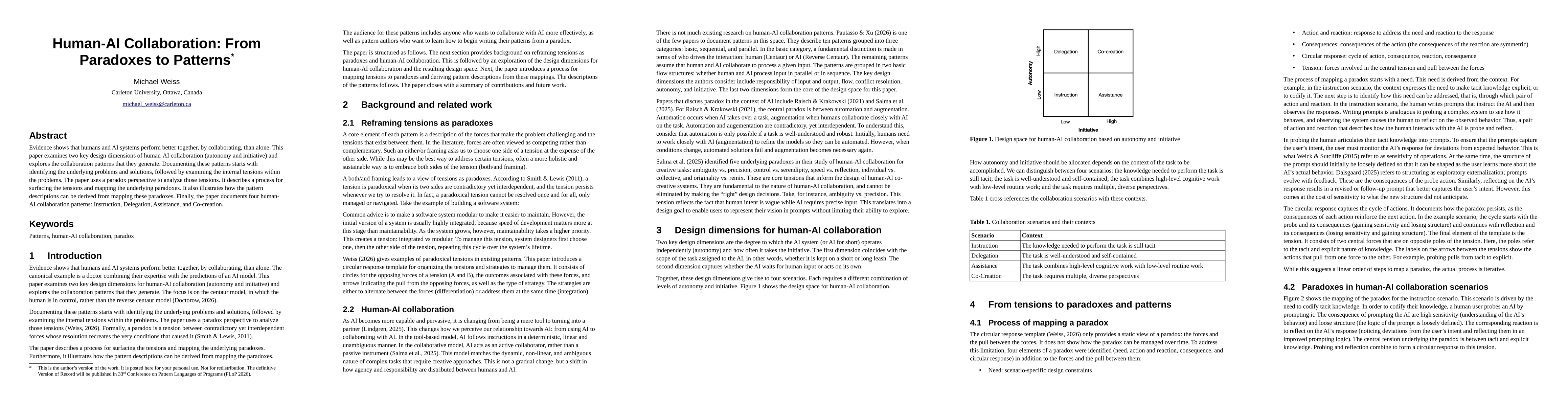 Thumbnail for Human-AI Collaboration: From Paradoxes to Patterns