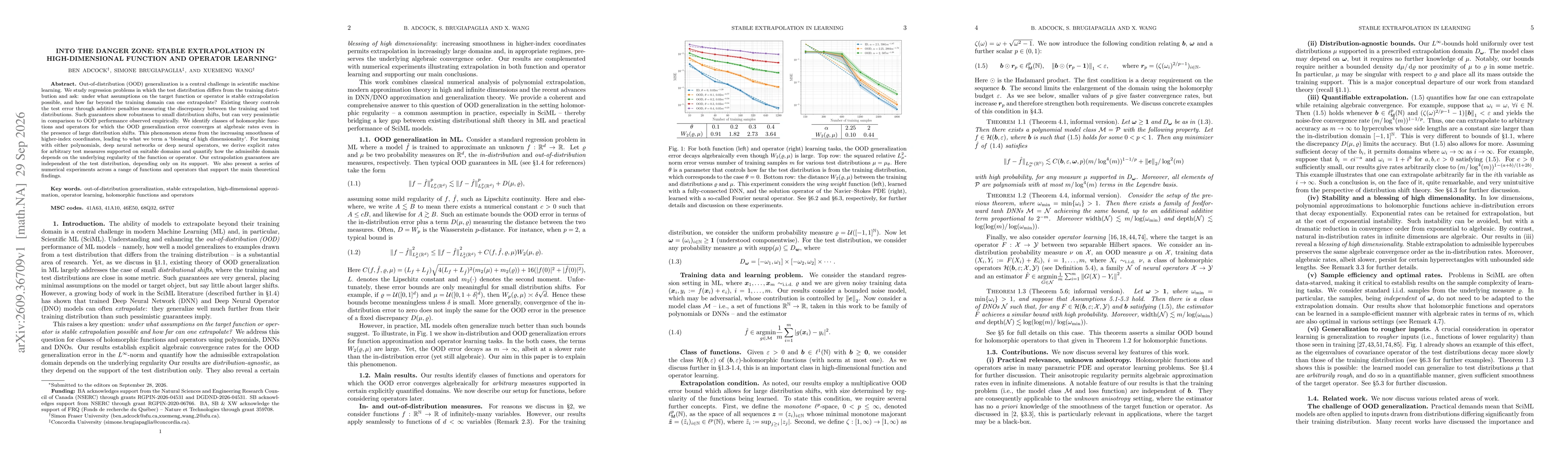 Thumbnail for Into the danger zone: stable extrapolation in high-dimensional function and operator learning