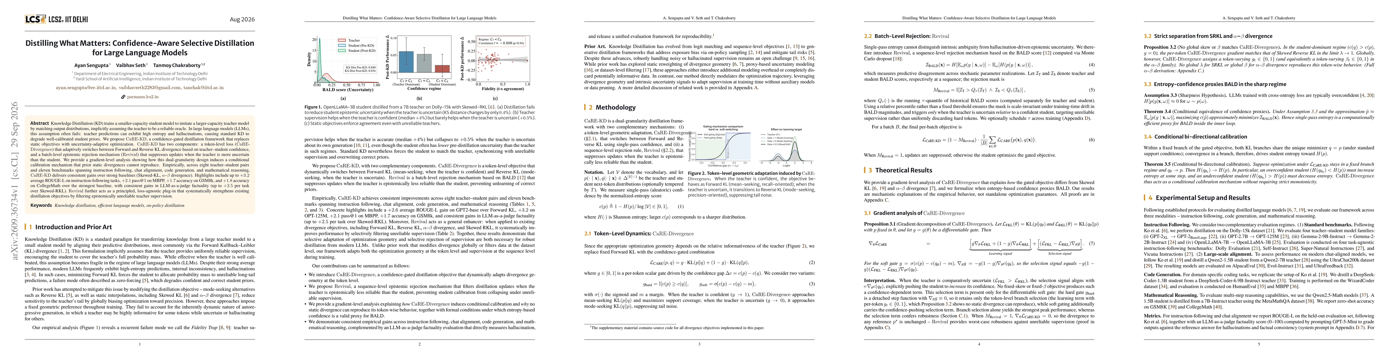 Thumbnail for Distilling What Matters: Confidence-Aware Selective Distillation for Large Language Models