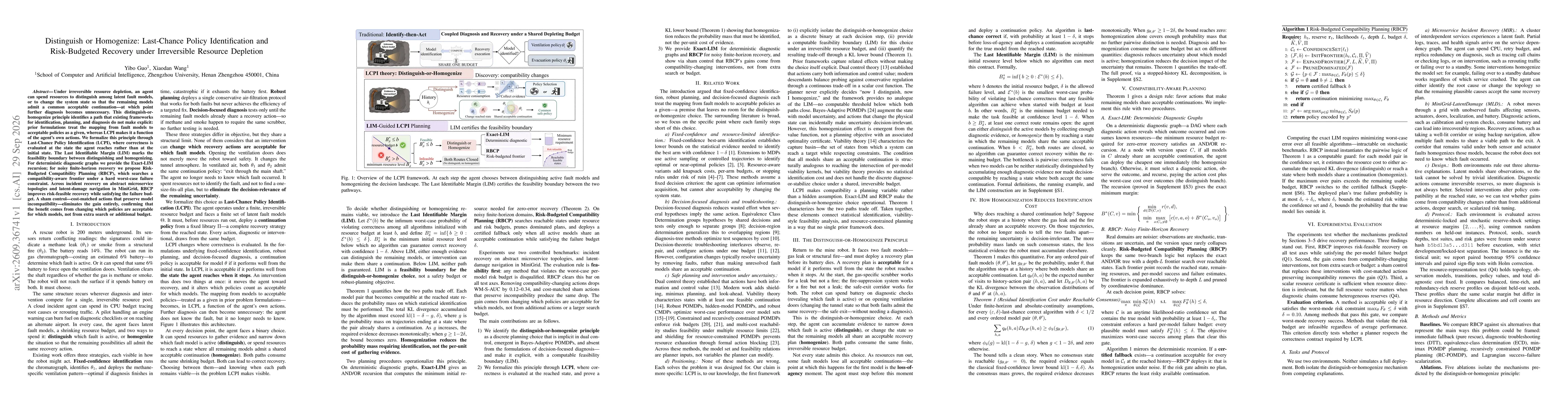 Thumbnail for Distinguish or Homogenize: Last-Chance Policy Identification and Risk-Budgeted Recovery under Irreversible Resource Depletion