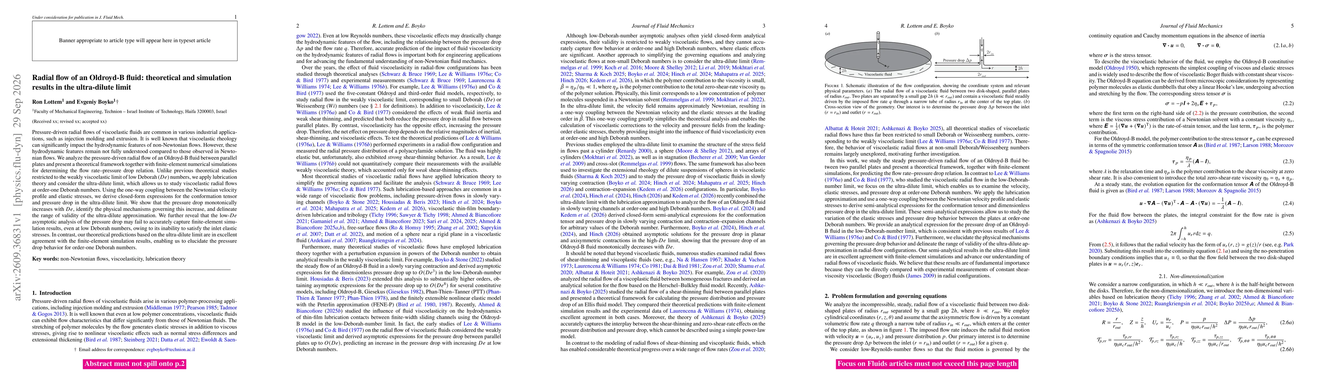 Thumbnail for Radial flow of an Oldroyd-B fluid: theoretical and simulation results in the ultra-dilute limit