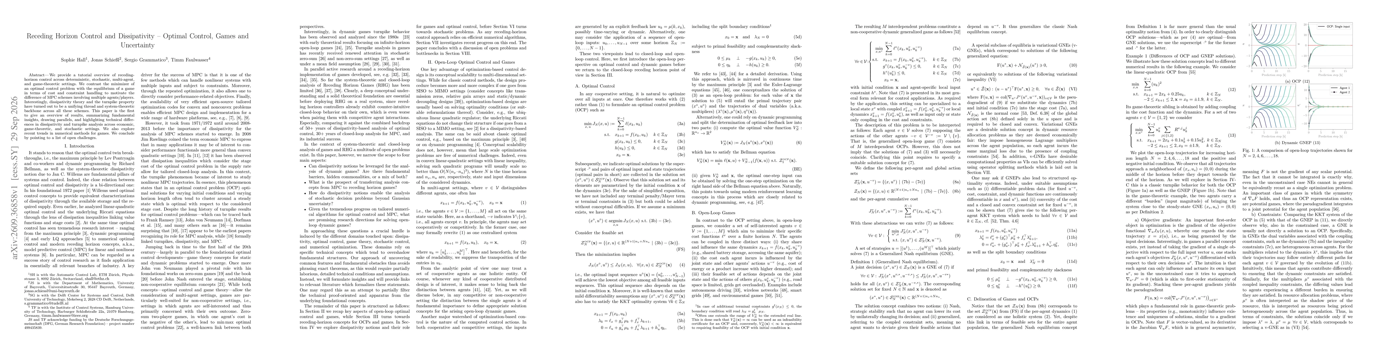 Thumbnail for Receding Horizon Control and Dissipativity - Optimal Control, Games and Uncertainty