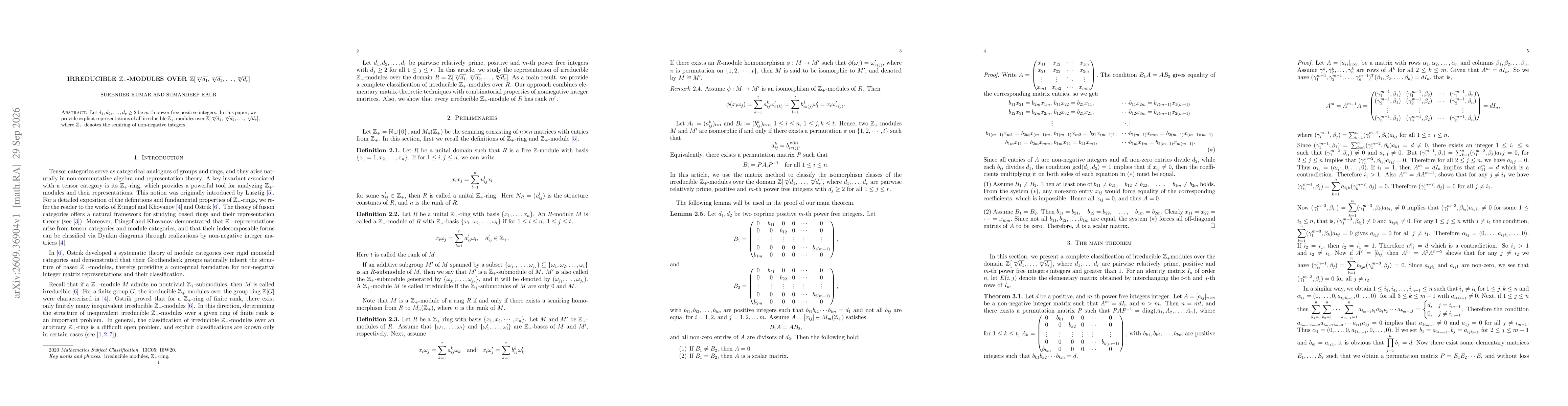 Thumbnail for Irreducible $\mathbb Z_+$-modules over $\mathbb Z[\sqrt[m]{d_1},\sqrt[m]{d_2},\ldots, \sqrt[m]{d_r}]$