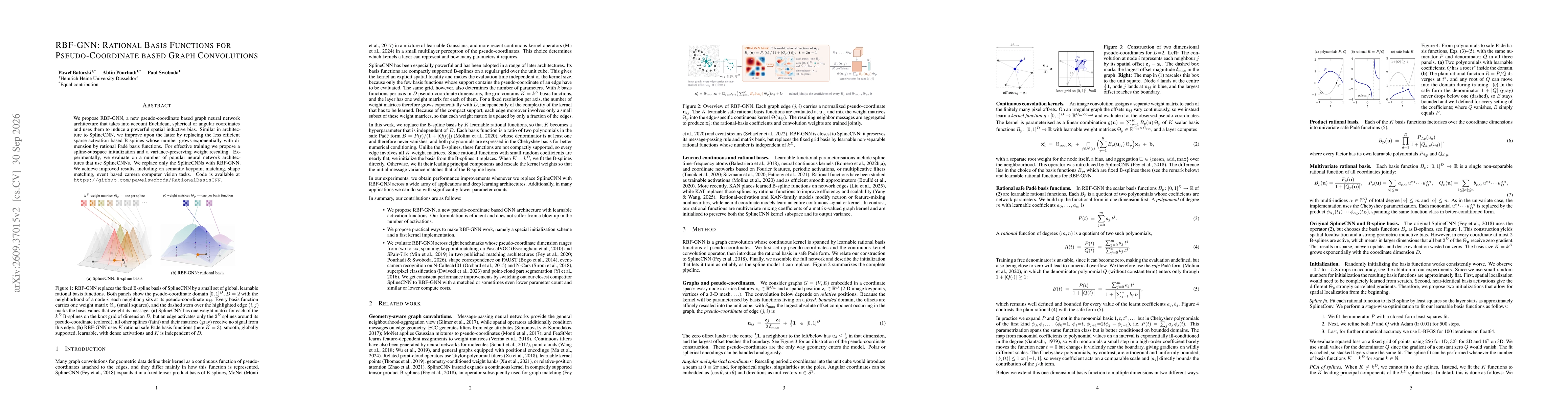 Thumbnail for RBF-GNN: Rational Basis Functions for Pseudo-Coordinate based Graph Convolutions