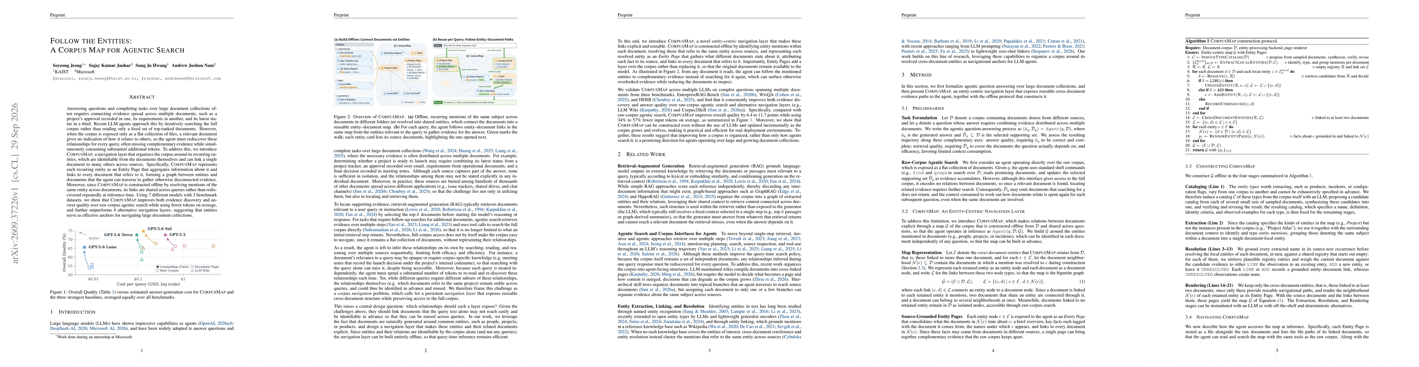 Thumbnail for Follow the Entities: A Corpus Map for Agentic Search