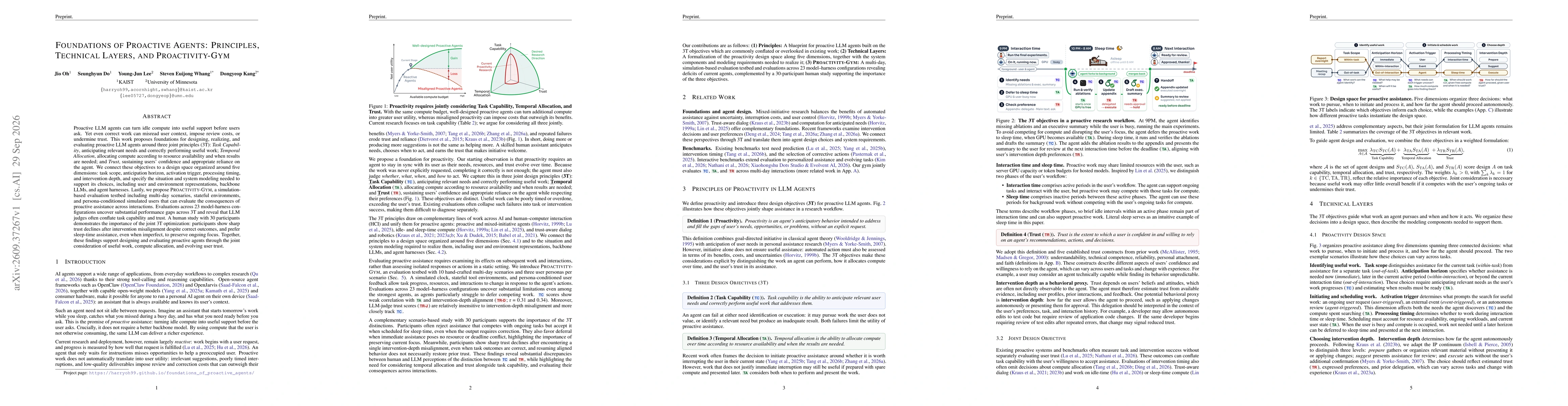 Thumbnail for Foundations of Proactive Agents: Principles, Technical Layers, and Proactivity-Gym