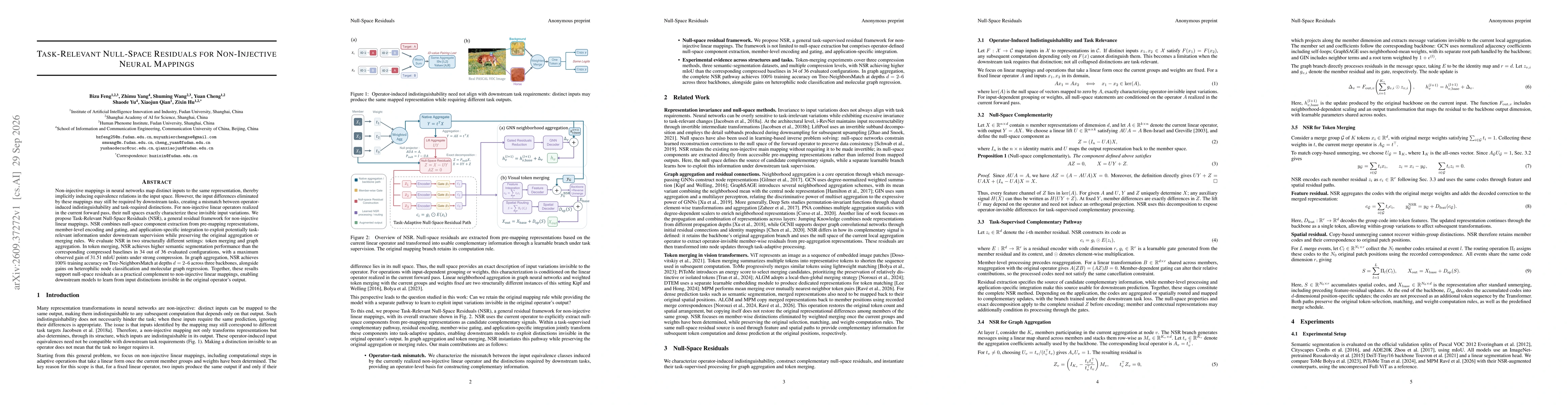 Thumbnail for Task-Relevant Null-Space Residuals for Non-Injective Neural Mappings