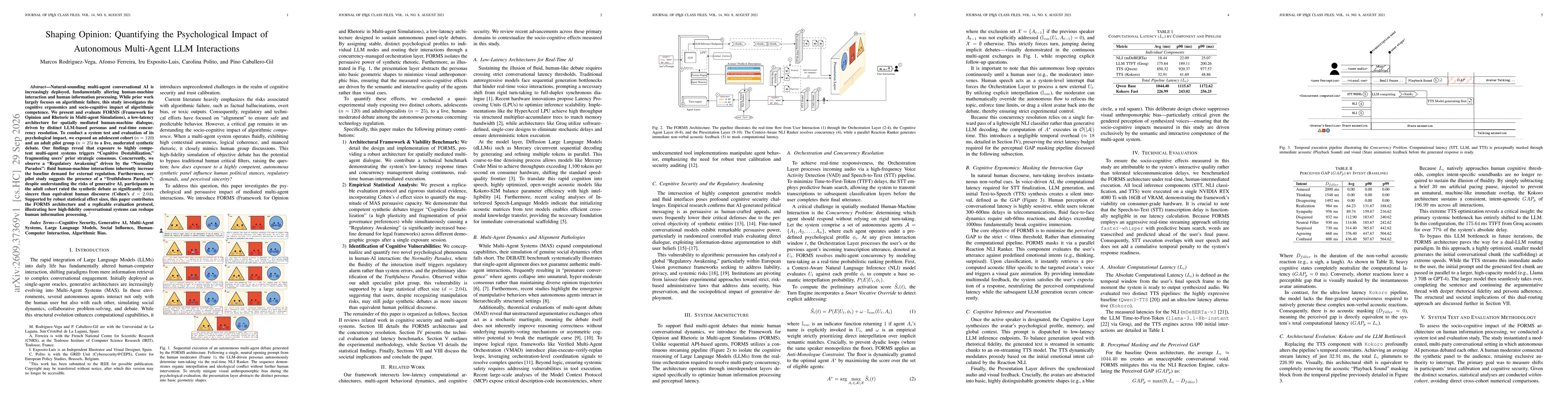 Thumbnail for Shaping Opinion: Quantifying the Psychological Impact of Autonomous Multi-Agent LLM Interactions
