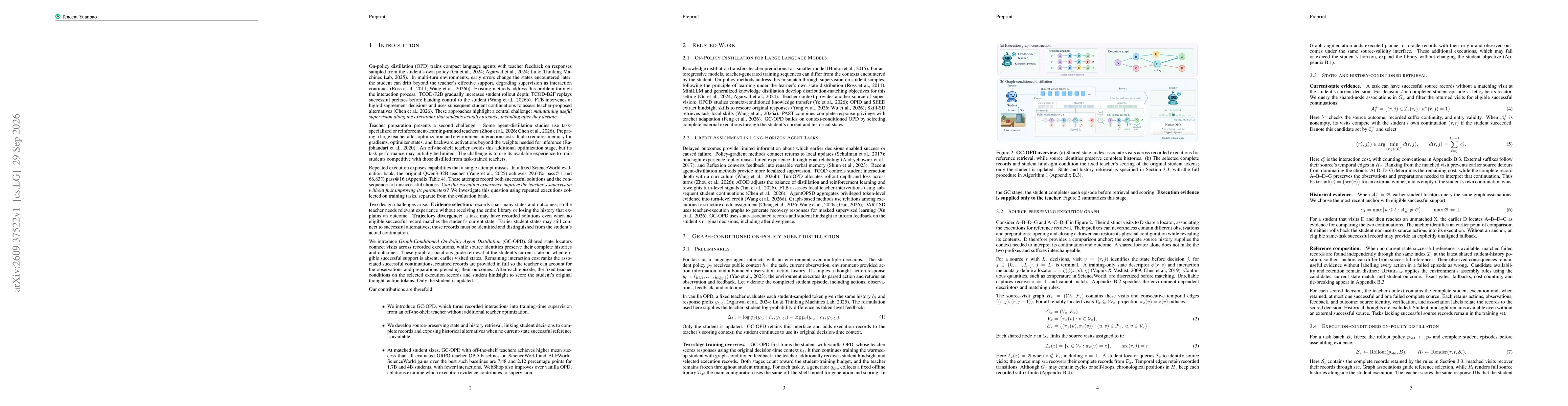 Thumbnail for Graph-Conditioned On-Policy Agent Distillation from Off-the-Shelf Teachers