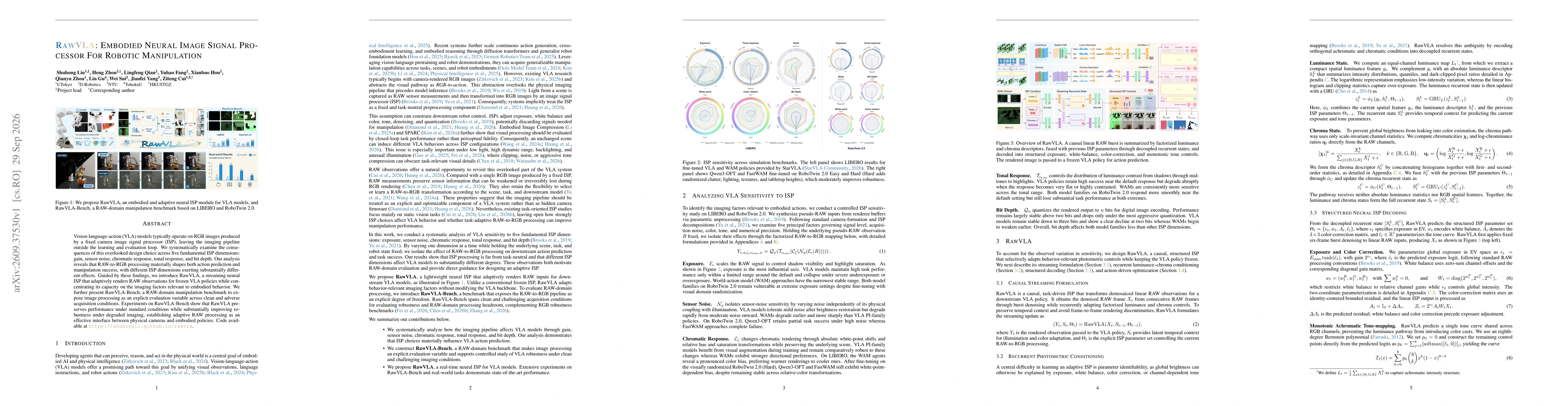 Thumbnail for RawVLA: Embodied Neural Image Signal Processor For Robotic Manipulation