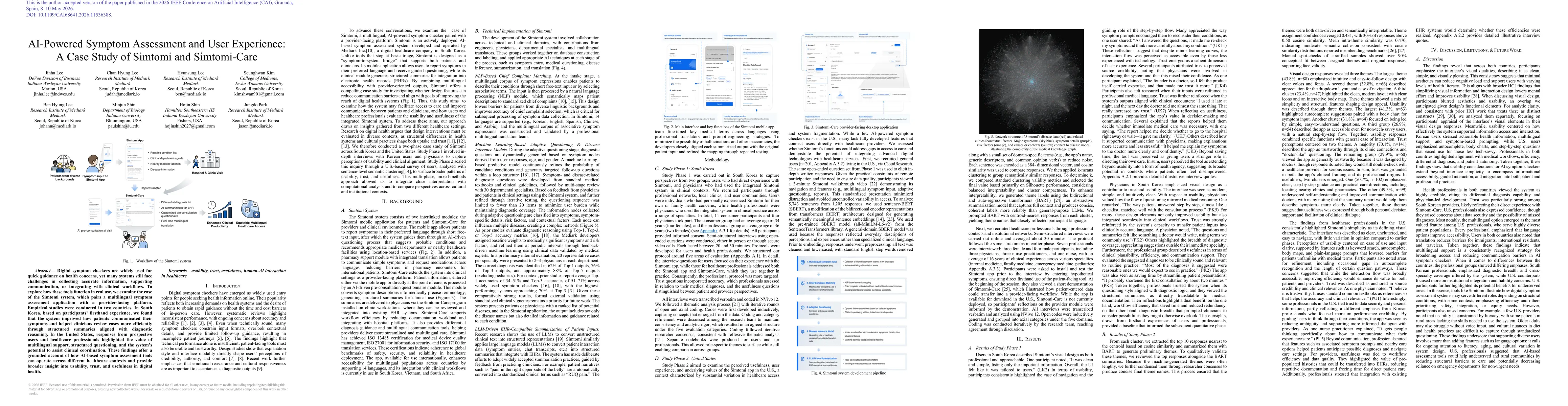 Thumbnail for AI-Powered Symptom Assessment and User Experience: A Case Study of Simtomi and Simtomi-Care