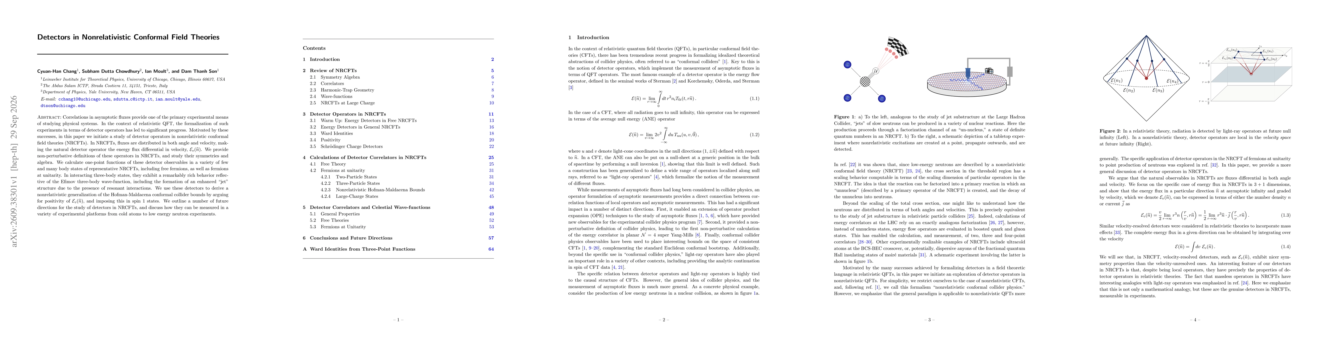 Thumbnail for Detectors in Nonrelativistic Conformal Field Theories