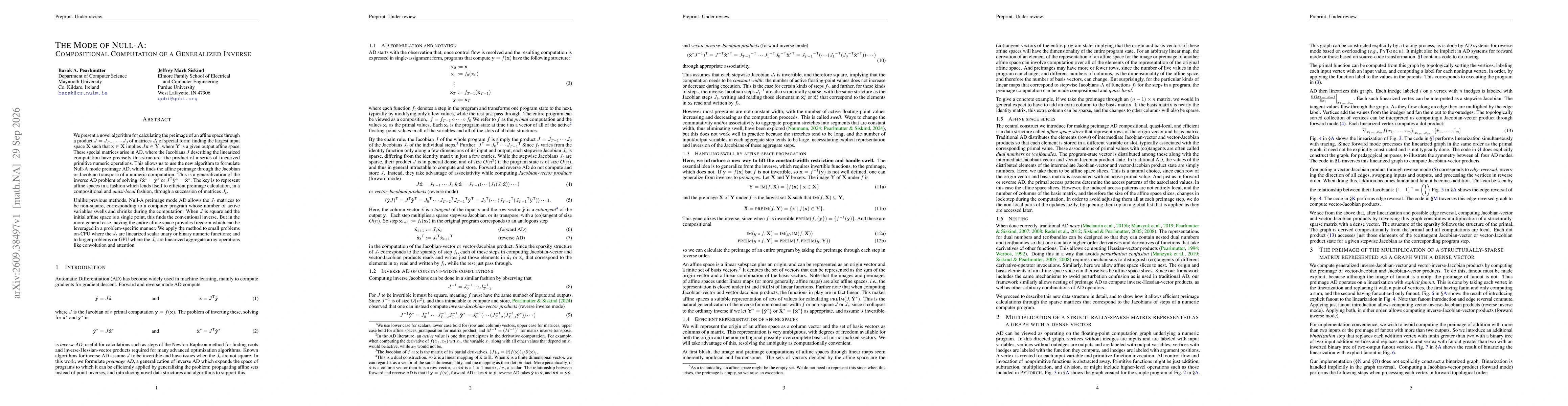 Thumbnail for The Mode of Null-A: Compositional Computation of a Generalized Inverse