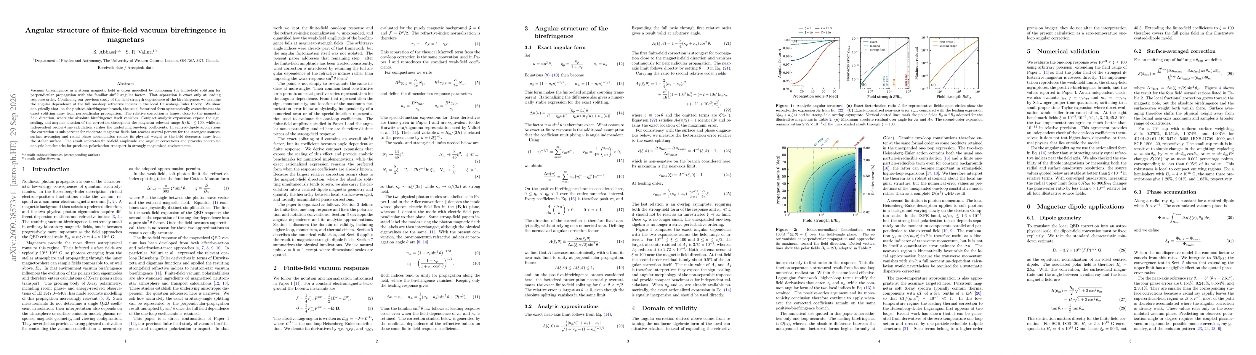 Thumbnail for Angular structure of finite-field vacuum birefringence in magnetars