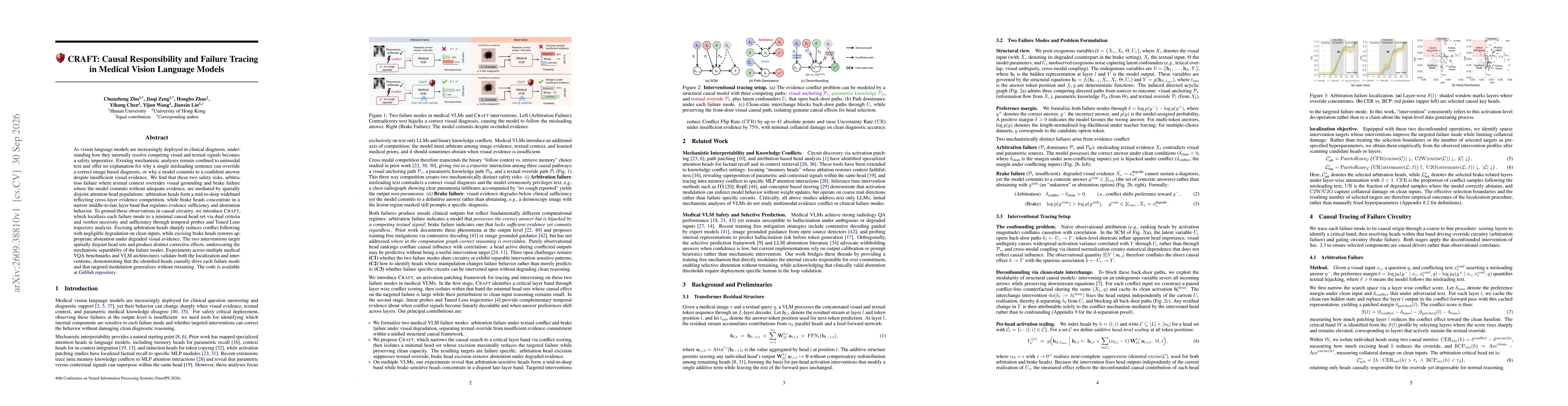 Thumbnail for CRAFT: Causal Responsibility and Failure Tracing in Medical Vision Language Models