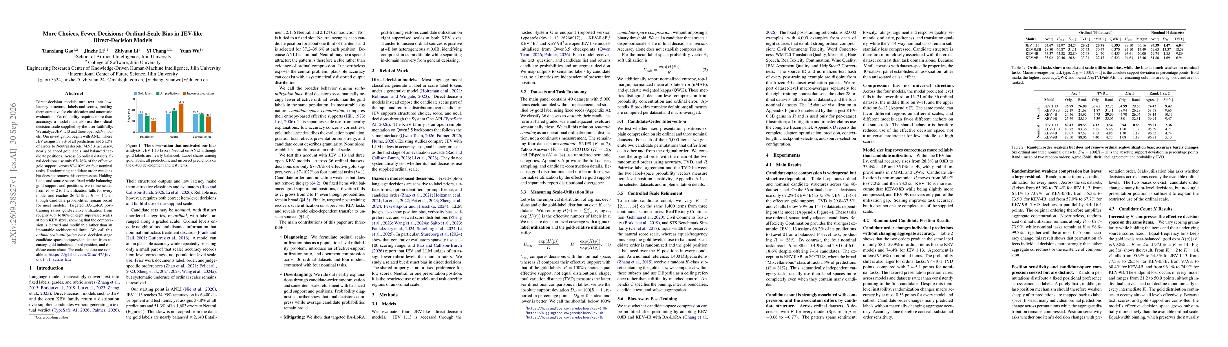 Thumbnail for More Choices, Fewer Decisions: Ordinal-Scale Bias in JEV-like Direct-Decision Models