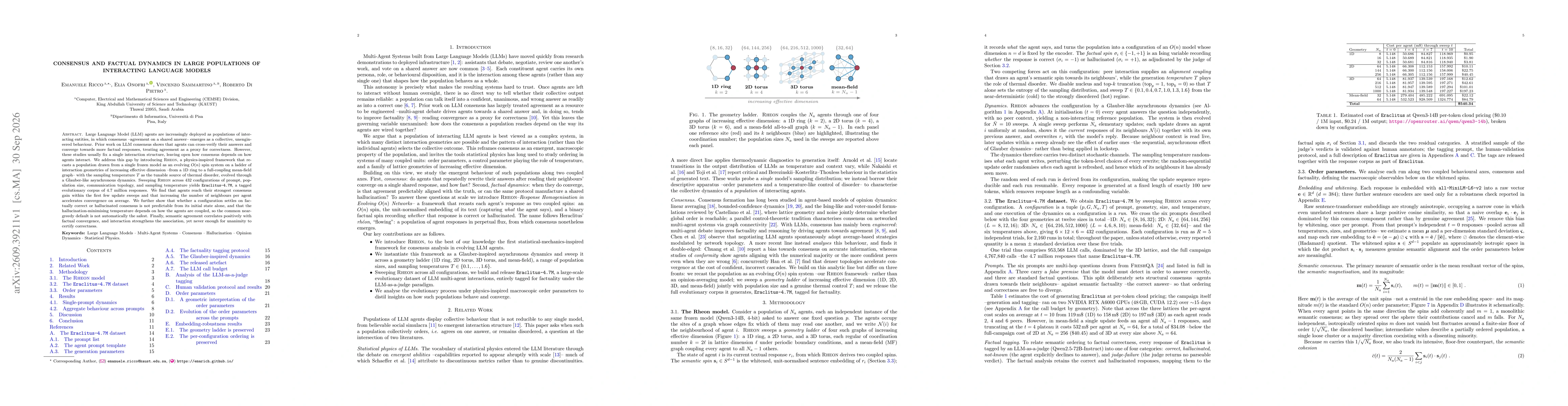 Thumbnail for Consensus and Factual Dynamics in Large Populations of Interacting Language Models