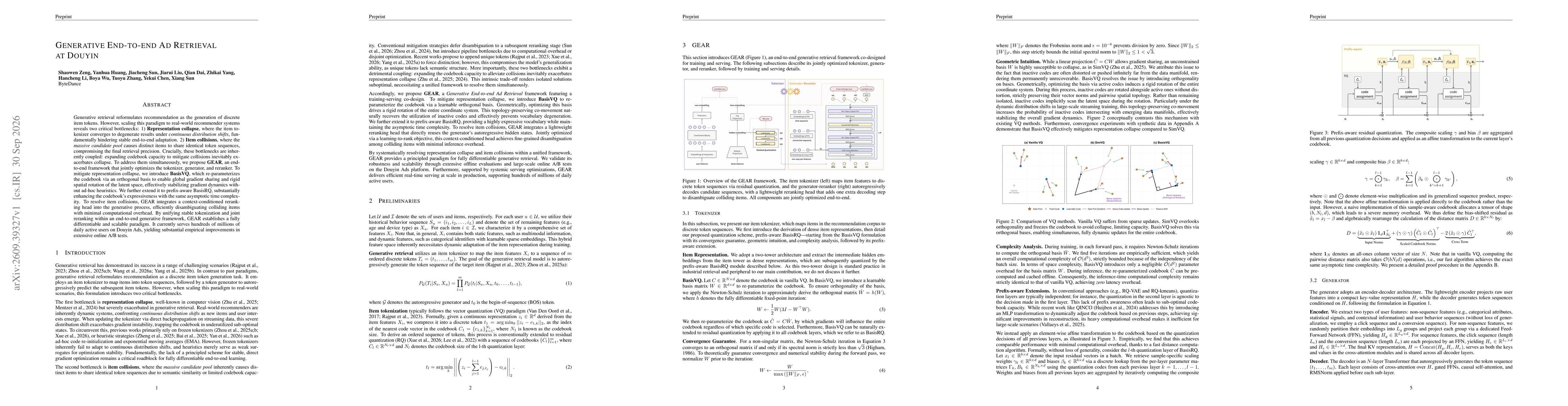 Thumbnail for Generative End-to-end Ad Retrieval at Douyin