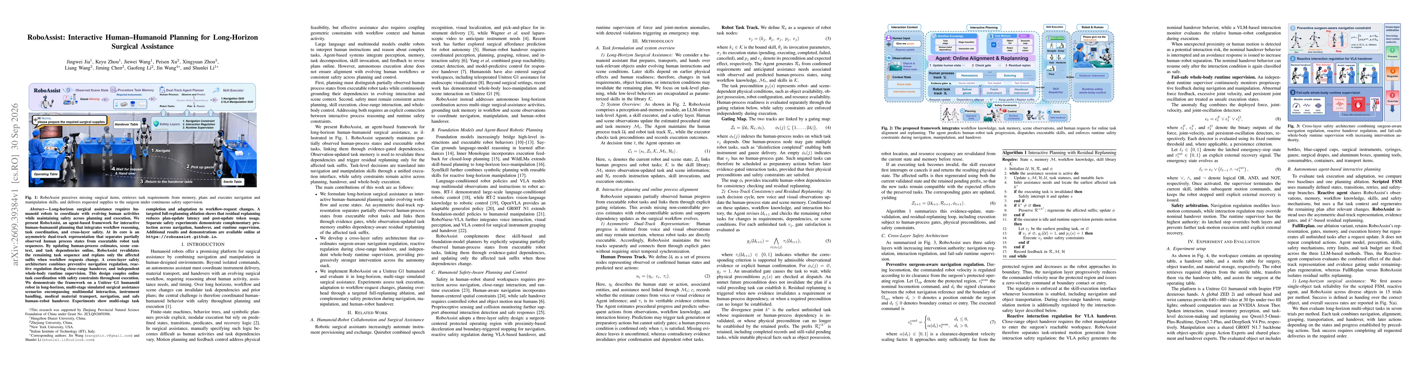 Thumbnail for RoboAssist: Interactive Human-Humanoid Planning for Long-Horizon Surgical Assistance