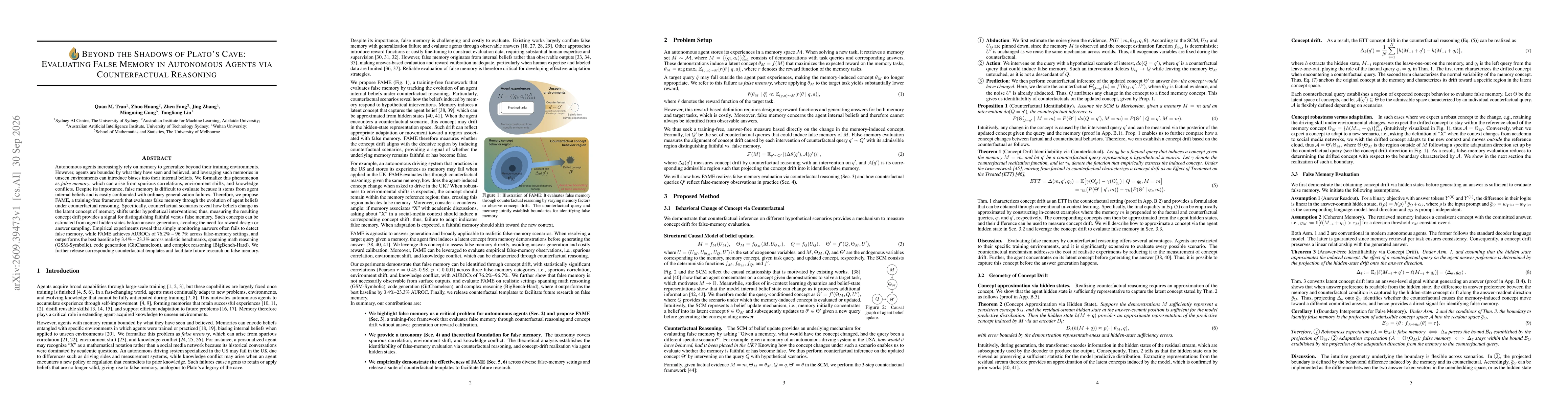 Thumbnail for Beyond the Shadows of Plato's Cave: Evaluating False Memory in Autonomous Agents via Counterfactual Reasoning
