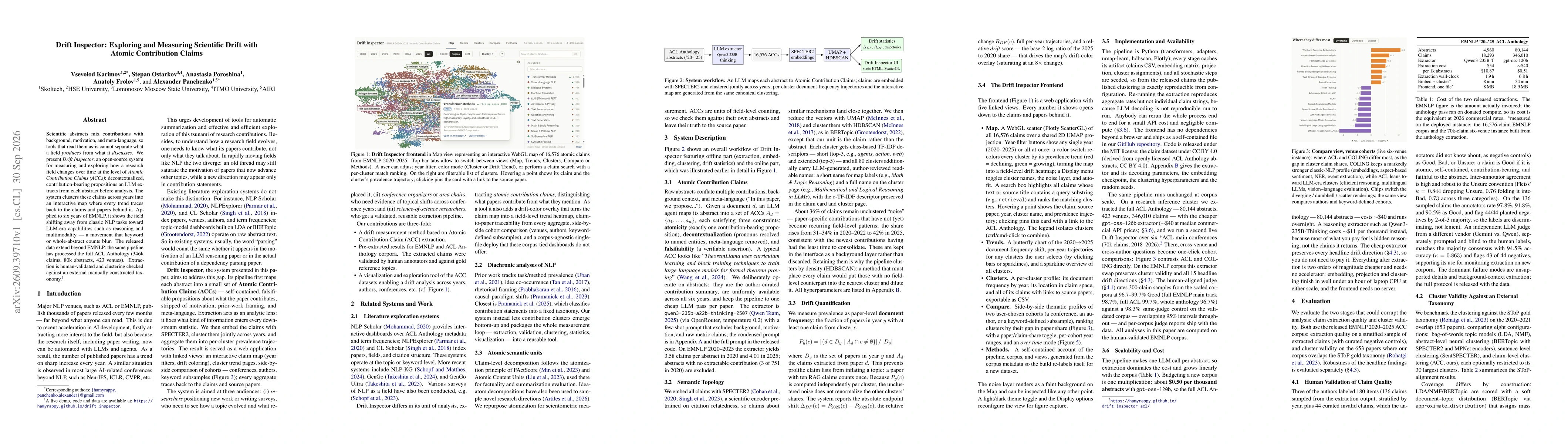 Thumbnail for Drift Inspector: Exploring and Measuring Scientific Drift with Atomic Contribution Claims
