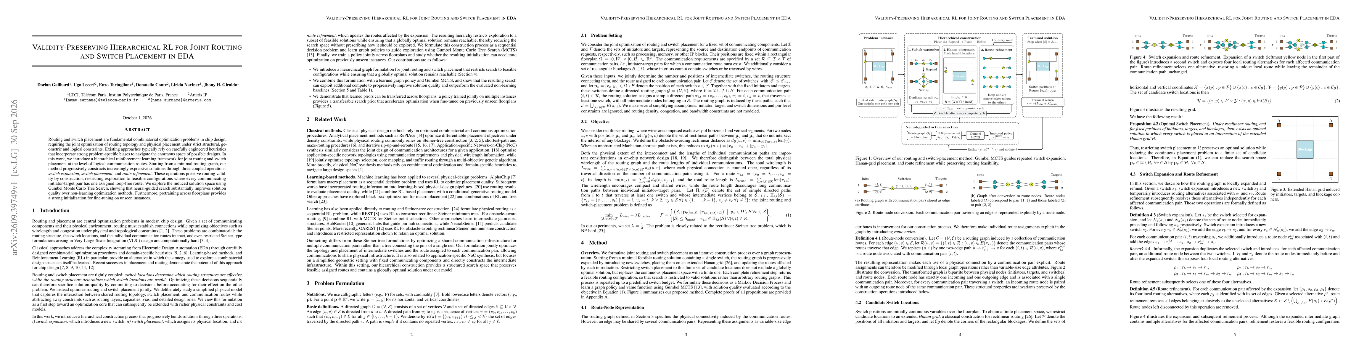 Thumbnail for Validity-Preserving Hierarchical RL for Joint Routing and Switch Placement in EDA