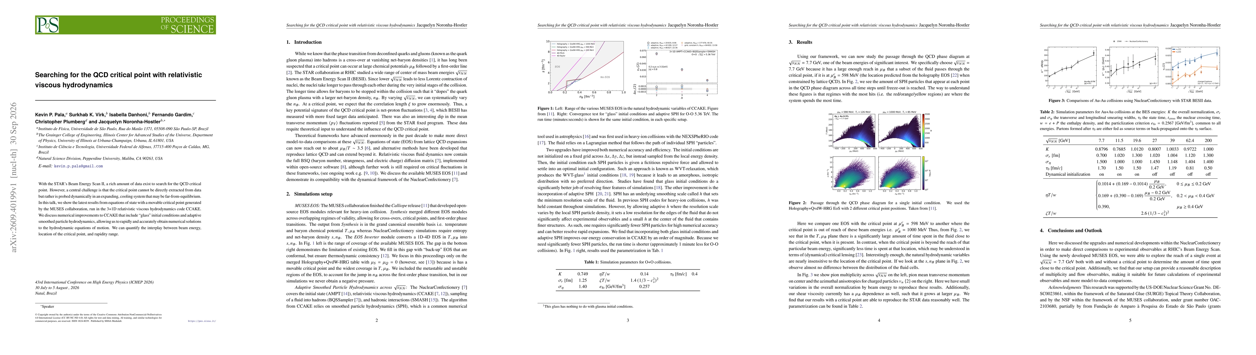 Thumbnail for Searching for the QCD critical point with relativistic viscous hydrodynamics
