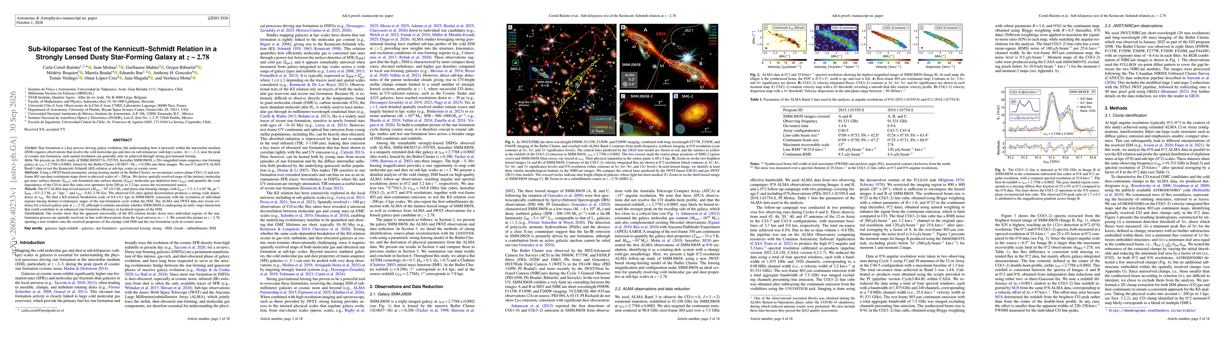 Thumbnail for Sub-kiloparsec Test of the Kennicutt-Schmidt Relation in a Strongly Lensed Dusty Star-Forming Galaxy at z~2.78