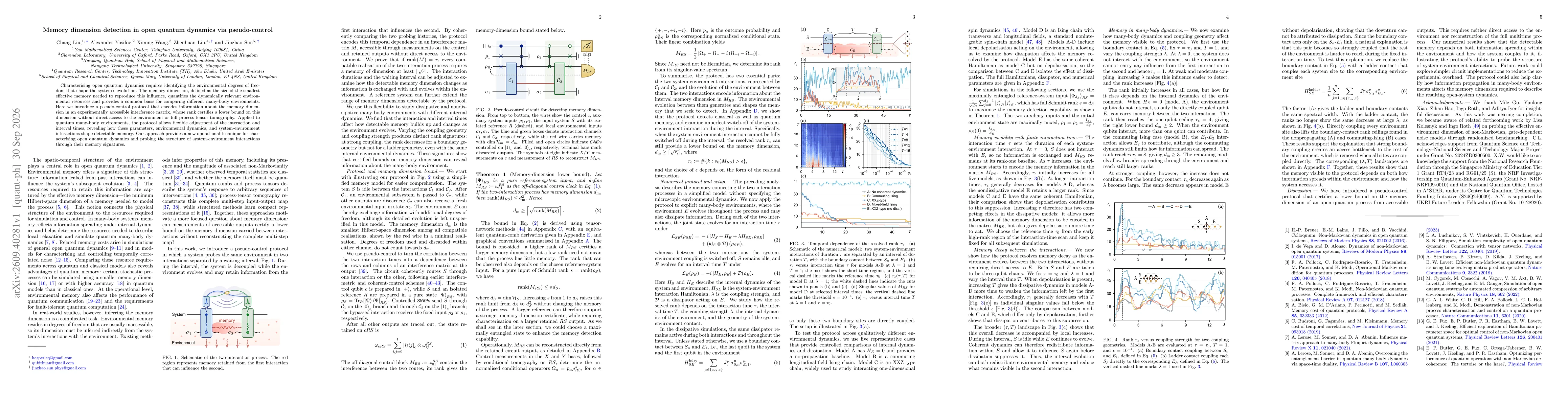 Thumbnail for Memory dimension detection in open quantum dynamics via pseudo-control