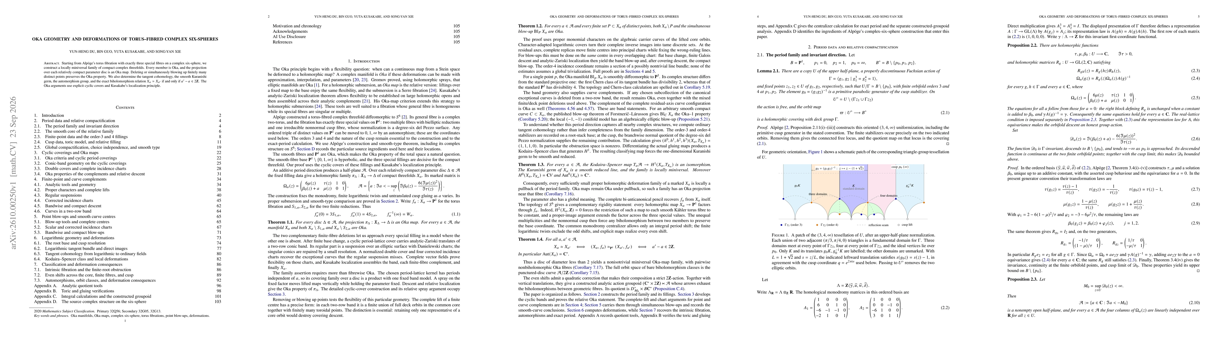 Thumbnail for Oka Geometry and Deformations of Torus-Fibred Complex Six-Spheres