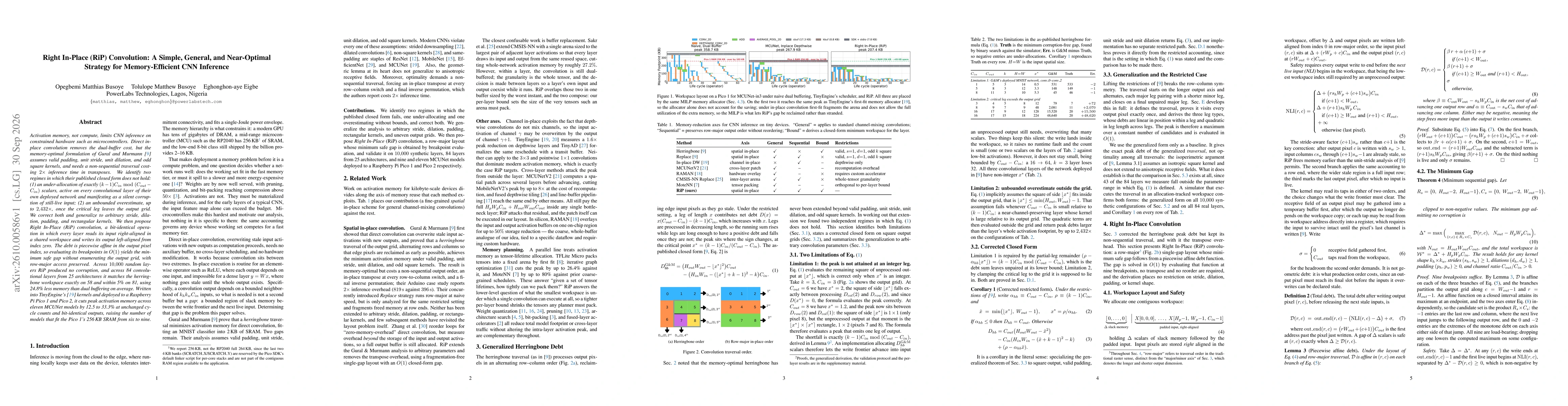 Thumbnail for Right In-Place (RiP) Convolution: A Simple, General, and Near-Optimal Strategy for Memory-Efficient CNN Inference
