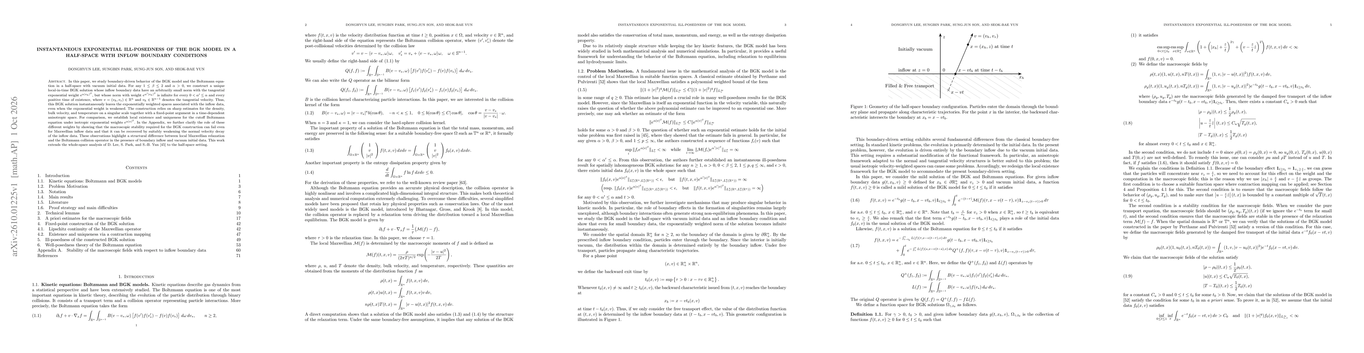 Thumbnail for Instantaneous Exponential Ill-posedness of the BGK Model in a Half-Space with Inflow Boundary Conditions