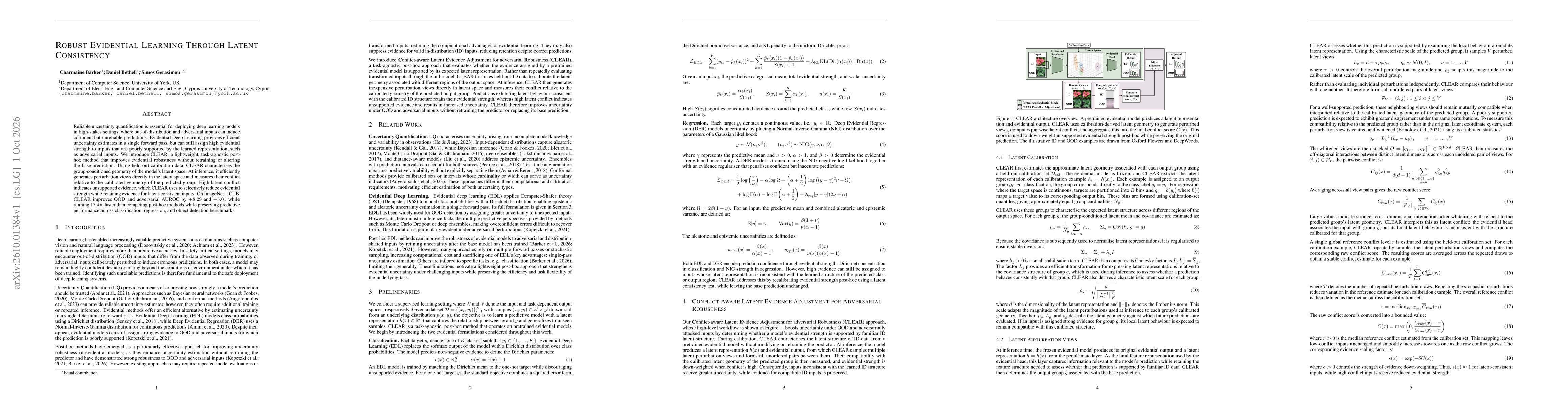 Thumbnail for Robust Evidential Learning Through Latent Consistency