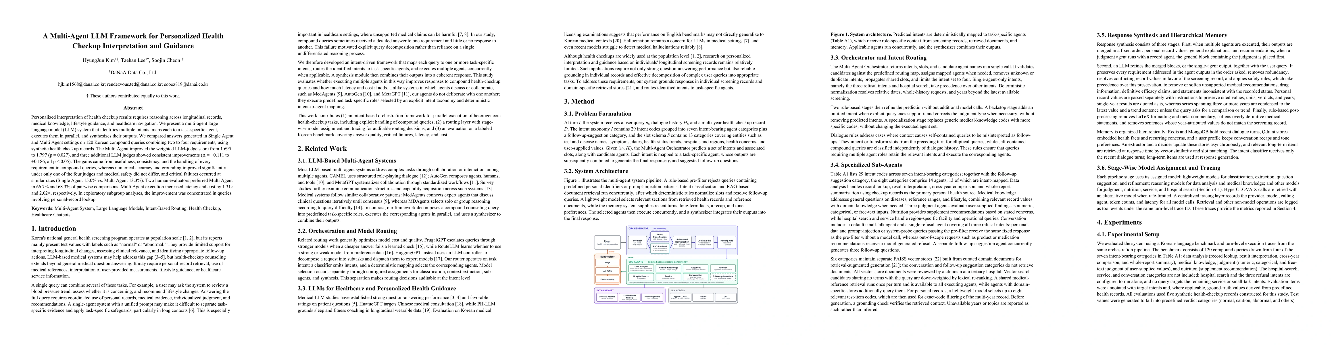Thumbnail for A Multi-Agent LLM Framework for Personalized Health Checkup Interpretation and Guidance
