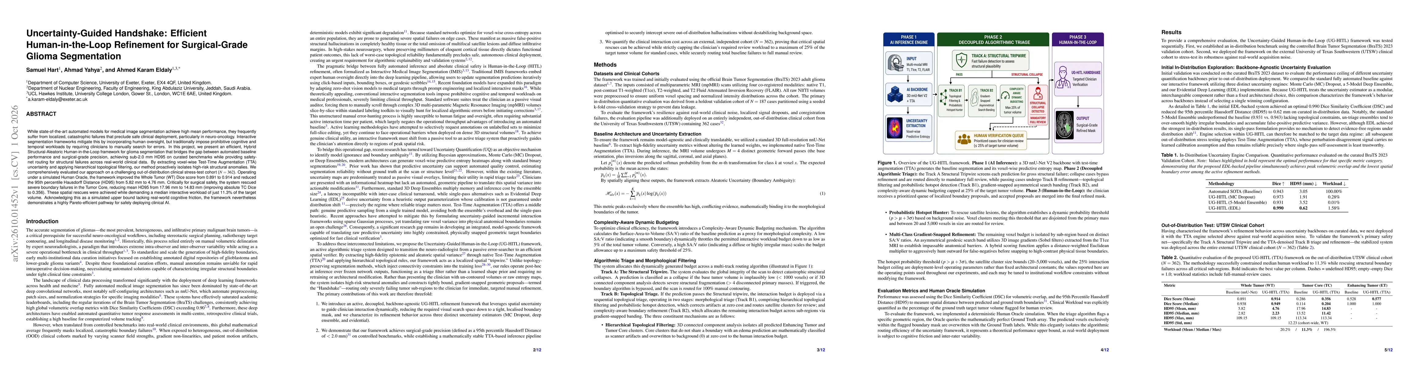 Thumbnail for Uncertainty-Guided Handshake: Efficient Human-in-the-Loop Refinement for Surgical-Grade Glioma Segmentation