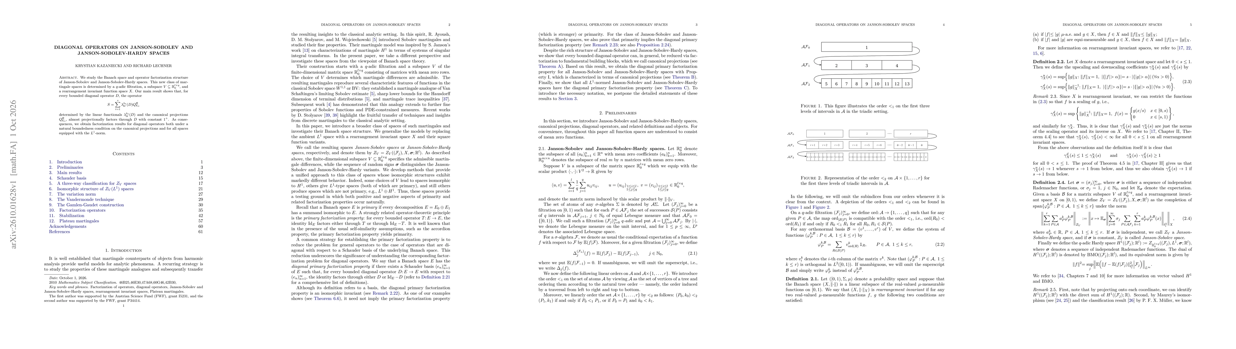 Thumbnail for Diagonal operators on Janson-Sobolev and Janson-Sobolev-Hardy spaces