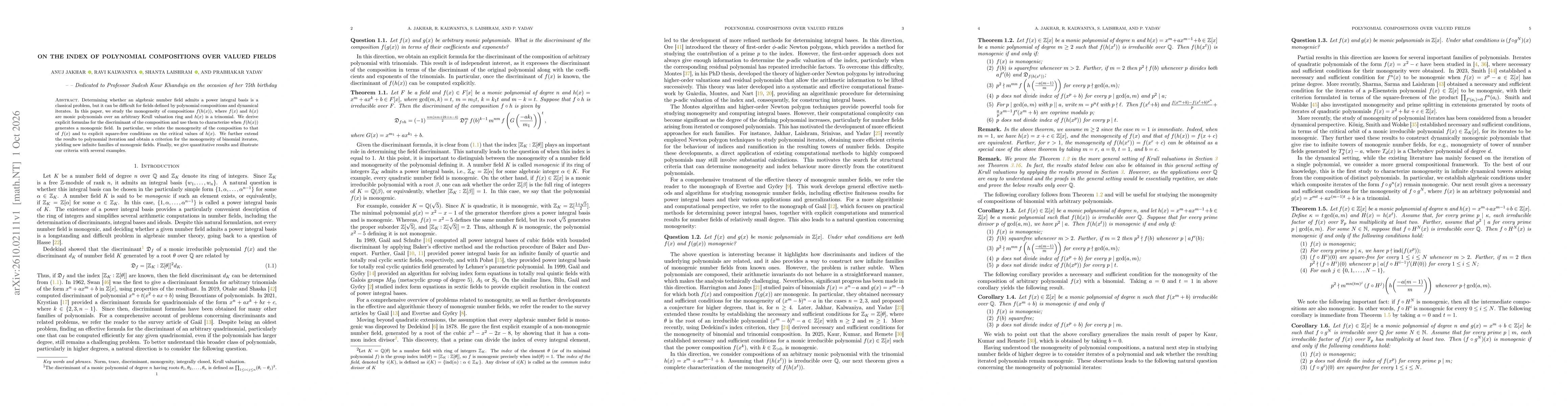 Thumbnail for On The Index of Polynomial Compositions over Valued Fields