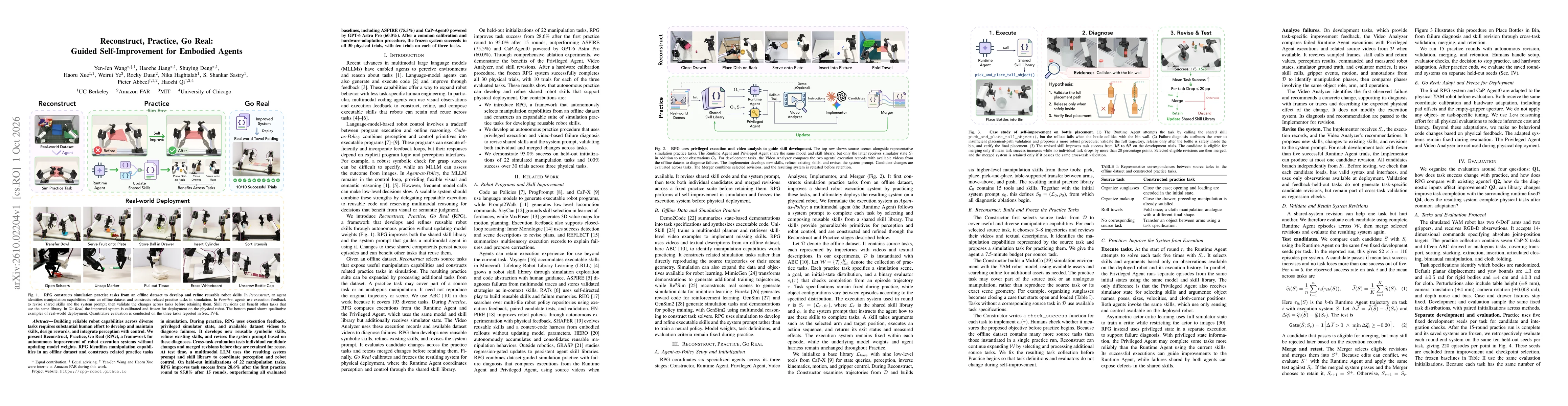 Thumbnail for Reconstruct, Practice, Go Real: Guided Self-Improvement for Embodied Agents