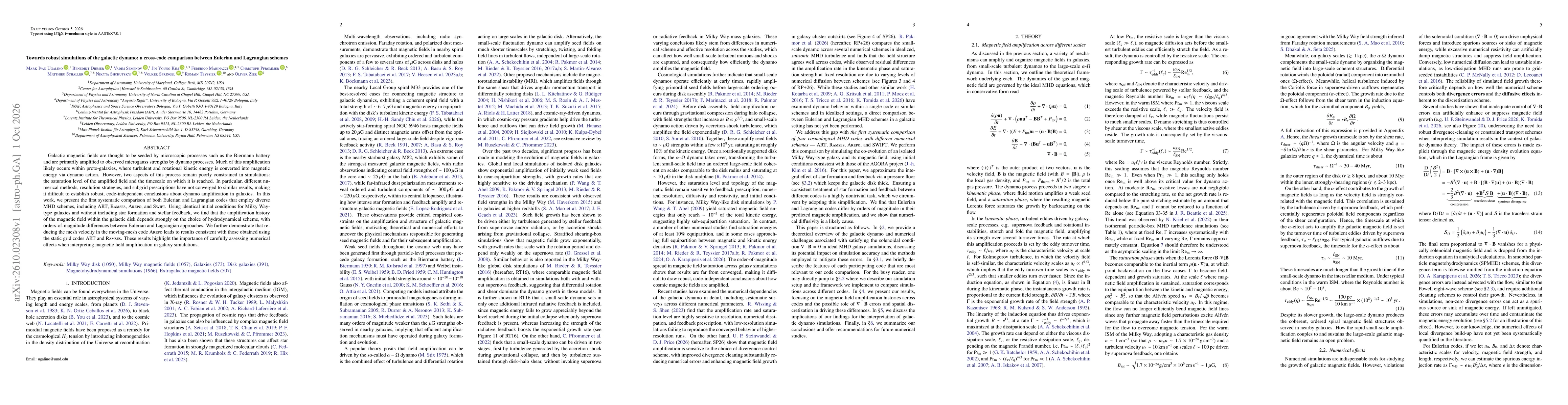Thumbnail for Towards robust simulations of the galactic dynamo: a cross-code comparison between Eulerian and Lagrangian schemes