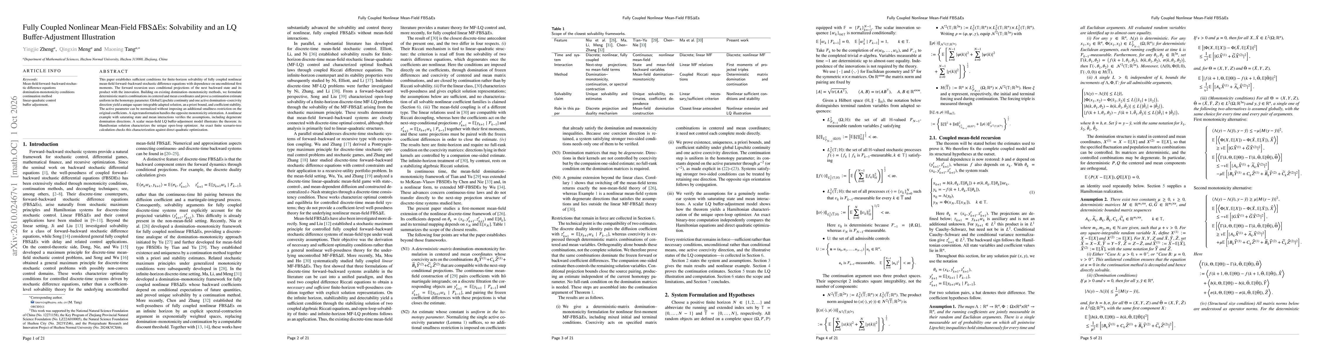 Thumbnail for Fully Coupled Nonlinear Mean-Field FBSΔEs: Solvability and an LQ Buffer-Adjustment Illustration