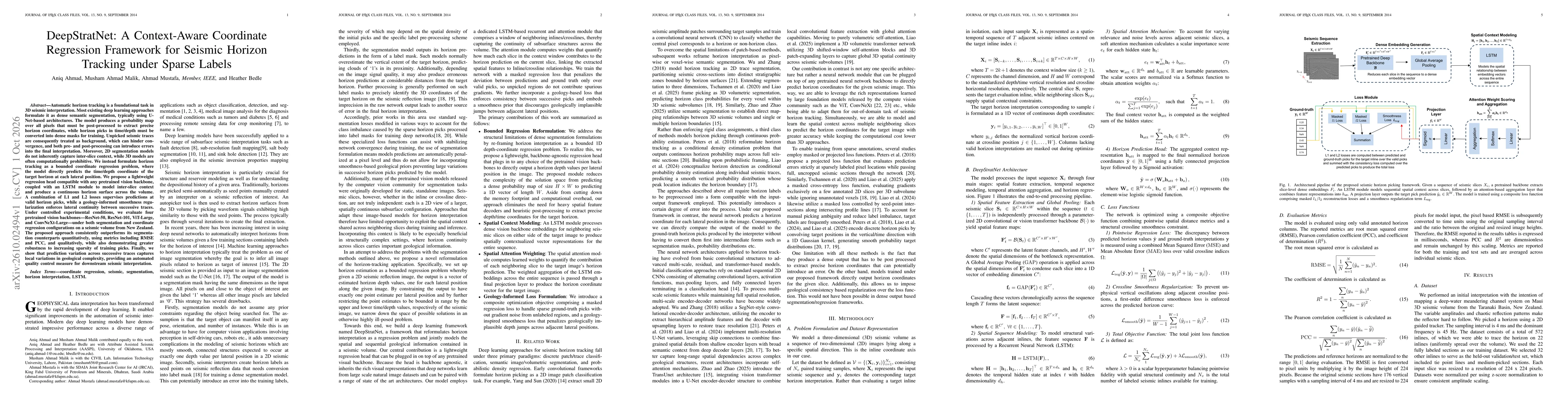 Thumbnail for DeepStratNet: A Context-Aware Coordinate Regression Framework for Seismic Horizon Tracking under Sparse Labels