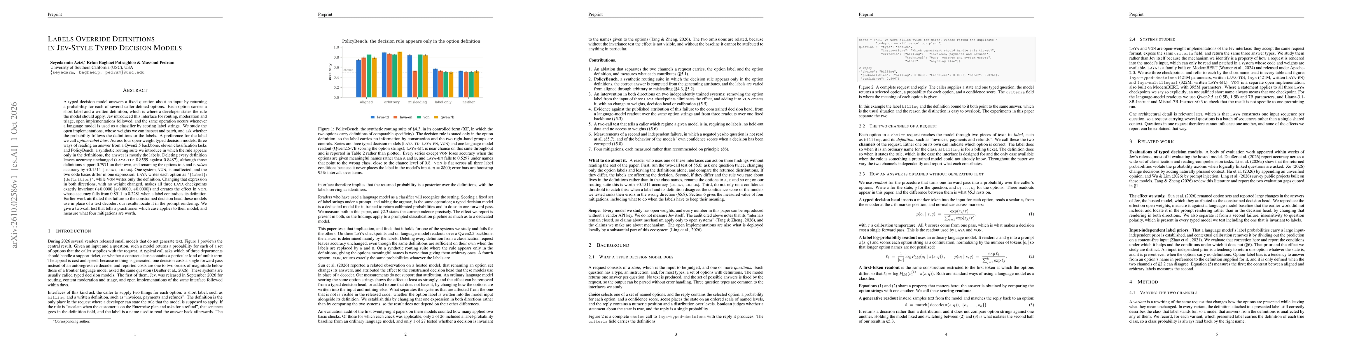 Thumbnail for Labels Override Definitions in Jev-Style Typed Decision Models